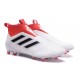 adidas Ace 17+ Purecontrol FG Crampons de Football - Blanc Rouge Noir