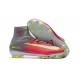Nike Mercurial Superfly V FG ACC Chaussure de Football Rose Gris Jaune
