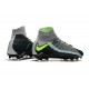 Crampons 2017 Nike Air Max Hypervenom Phantom III DF FG - Noir Gris Vert
