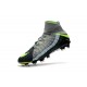 Crampons 2017 Nike Air Max Hypervenom Phantom III DF FG - Noir Gris Vert