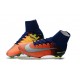 Nike Mercurial Superfly V FG ACC Chaussure de Football Orange Vert Argent