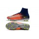 Nike Mercurial Superfly V FG ACC Chaussure de Football Orange Vert Argent