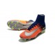 Nike Mercurial Superfly V FG ACC Chaussure de Football Orange Vert Argent
