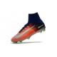 Nike Mercurial Superfly V FG ACC Chaussure de Football Orange Vert Argent