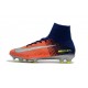 Nike Mercurial Superfly V FG ACC Chaussure de Football Orange Vert Argent