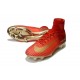 Nike Mercurial Superfly V FG ACC Chaussure de Football Rouge Or