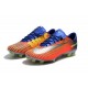 Nike Mercurial Vapor XI FG 2017 Crampon de Foot Bleu Royal Chrome Carmin