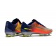 Nike Mercurial Vapor XI FG 2017 Crampon de Foot Bleu Royal Chrome Carmin