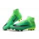 Nike Mercurial Superfly V FG ACC Chaussure de Football Noir Vert