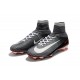 Nike Mercurial Superfly V FG ACC Chaussure de Football Noir Gris Blanc