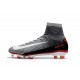 Nike Mercurial Superfly V FG ACC Chaussure de Football Noir Gris Blanc