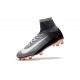Nike Mercurial Superfly V FG ACC Chaussure de Football Noir Gris Blanc