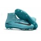 Nike Mercurial Superfly V FG ACC Chaussure de Football Bleu Noir