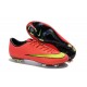 2014/2015 Nouveau Crampons Nike Mercurial Vapor X ACC FG Hyper Punch Or Noir