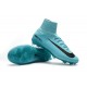 Nike Mercurial Superfly V FG ACC Chaussure de Football Bleu Noir