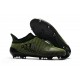 Crampons de Foot adidas X 17+ Purespeed FG Vert Foncé Noir