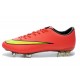 2014/2015 Nouveau Crampons Nike Mercurial Vapor X ACC FG Hyper Punch Or Noir