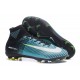 Nike Mercurial Superfly V FG ACC Chaussure de Football Noir Blanc Bleu