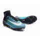 Nike Mercurial Superfly V FG ACC Chaussure de Football Noir Blanc Bleu