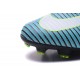 Nike Mercurial Superfly V FG ACC Chaussure de Football Noir Blanc Bleu
