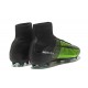 Nike Mercurial Superfly V FG ACC Chaussure de Football Vert Noir