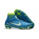 Nike Mercurial Superfly V FG ACC Chaussure de Football NJR Bleu Blanc Volt
