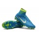 Nike Mercurial Superfly V FG ACC Chaussure de Football NJR Bleu Blanc Volt