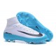 Nike Mercurial Superfly V FG ACC Chaussure de Football Blanc Bleu Noir