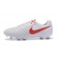 Nike Crampon de Foot Tiempo Legend 7 FG ACC Blanc Rouge