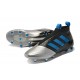 Chaussures Homme Nouveaux 2017 adidas Ace 17+ Purecontrol FG - Noir Argenté Bleu