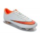 Chaussure de Football Hommes Nike Mercurial Vapor 10 FG Blanc Orange