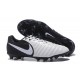Nike Crampon de Foot Tiempo Legend 7 FG ACC Noir Blanc