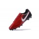 Nike Crampon de Foot Tiempo Legend 7 FG ACC Rouge Noir Blanc
