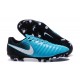 Nike Crampon de Foot Tiempo Legend 7 FG ACC Bleu Blanc Noir