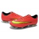 2014/2015 Nouveau Crampons Nike Mercurial Vapor X ACC FG Hyper Punch Or Noir