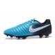 Nike Crampon de Foot Tiempo Legend 7 FG ACC Bleu Blanc Noir