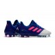 Chaussure Adidas - Crampons de Football Ace 17.1 FG Bleu Rose Blanc