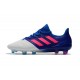 Chaussure Adidas - Crampons de Football Ace 17.1 FG Bleu Rose Blanc