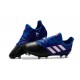 Chaussure Adidas - Crampons de Football Ace 17.1 FG Noir Blanc Bleu