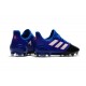 Chaussure Adidas - Crampons de Football Ace 17.1 FG Noir Blanc Bleu
