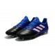 Chaussure Adidas - Crampons de Football Ace 17.1 FG Noir Blanc Bleu