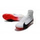 Nike Mercurial Superfly V FG ACC Chaussure de Football Blanc Rouge Noir