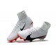 Nike Mercurial Superfly V FG ACC Chaussure de Football Blanc Rouge Noir