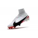 Nike Mercurial Superfly V FG ACC Chaussure de Football Blanc Rouge Noir