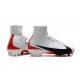 Nike Mercurial Superfly V FG ACC Chaussure de Football Blanc Rouge Noir