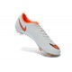 Chaussure de Football Hommes Nike Mercurial Vapor 10 FG Blanc Orange