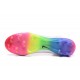 Nike Mercurial Superfly V FG ACC Chaussure de Football Blanc Rose Volt Vert Bleu Violet
