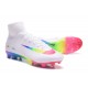 Nike Mercurial Superfly V FG ACC Chaussure de Football Blanc Rose Volt Vert Bleu Violet