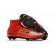 Nike Mercurial Superfly V FG ACC Chaussure de Football Rouge Noir