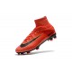 Nike Mercurial Superfly V FG ACC Chaussure de Football Rouge Noir